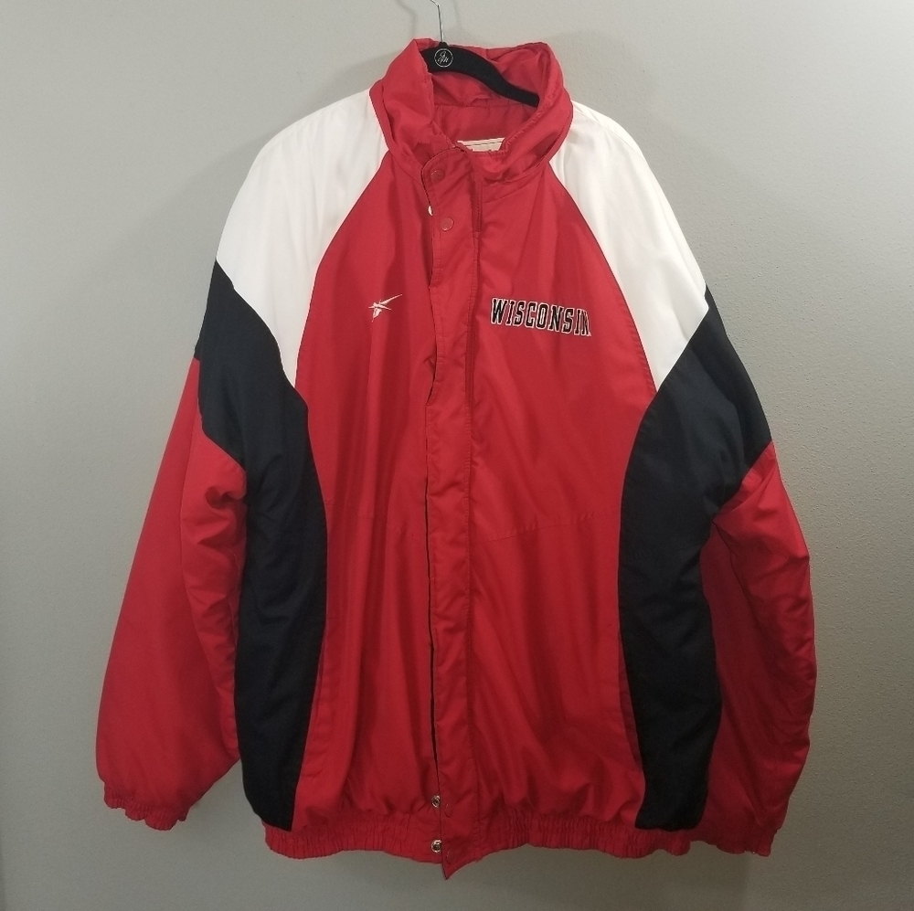 Vintage Wisconsin Reebok Winter Jacket